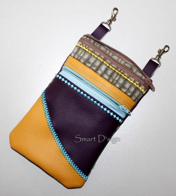 ITH MOBILE PHONE BAG - HALF ZIPPER