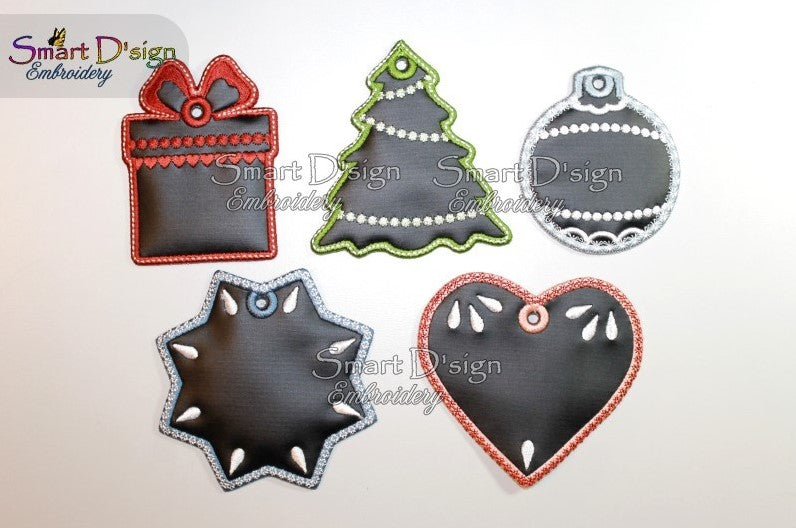 ITH CHRISTMAS GIFT CHALK CLOTH TAGS Blanks