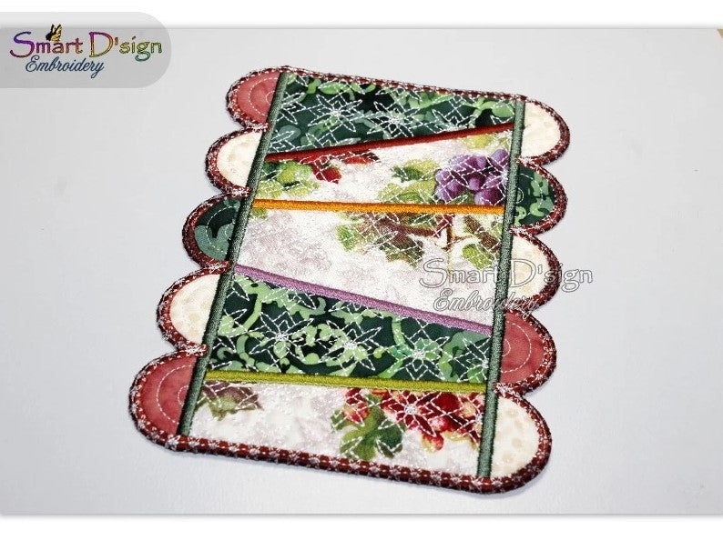 ITH CRAZY PATCHWORK MUG RUG