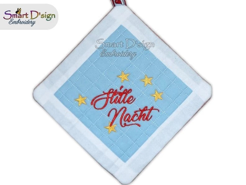 ITH PATCHWORK TOPFLAPPEN STILLE NACHT