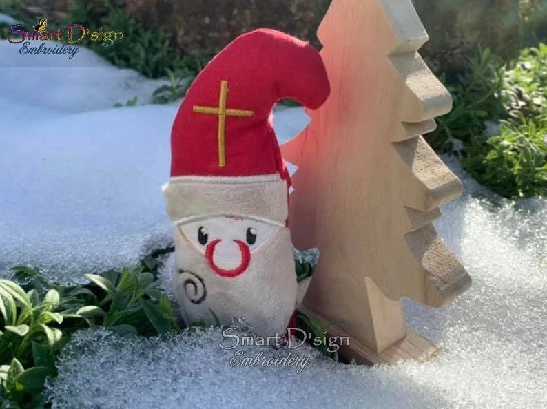 3D FREISTEHENDER ITH ST NIKOLAUS WEIHNACHTS GNOM