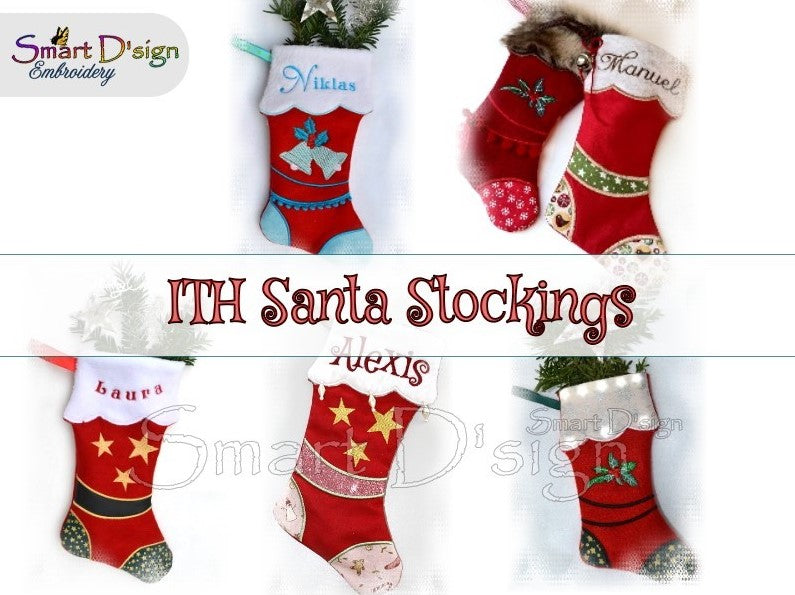 9 ITH SANTA STOCKINGS