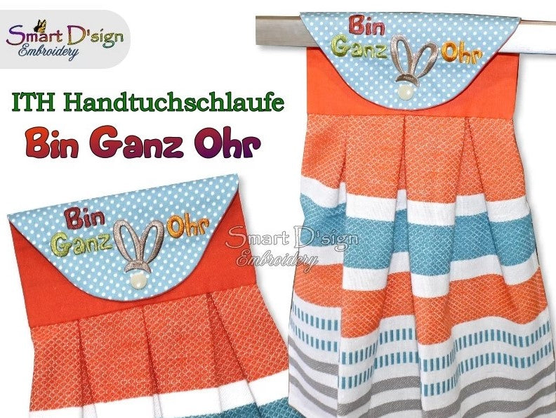 ITH OFENHANDTUCH SCHLAUFE BIN GANZ OHR 