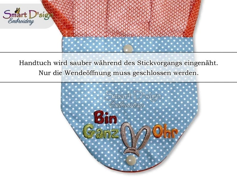 ITH Hanging Towel Topper BIN GANZ OHR - GERMAN