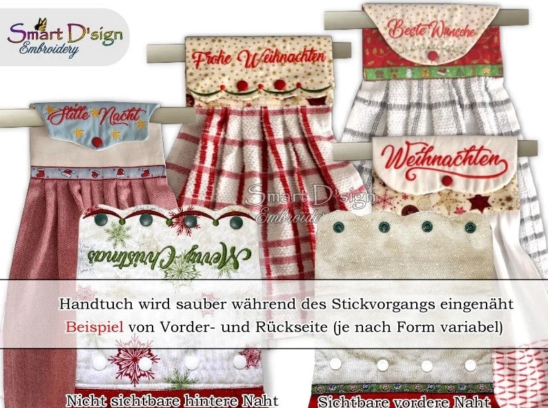 ITH Hanging Towel Topper WEIHNACHTEN - GERMAN