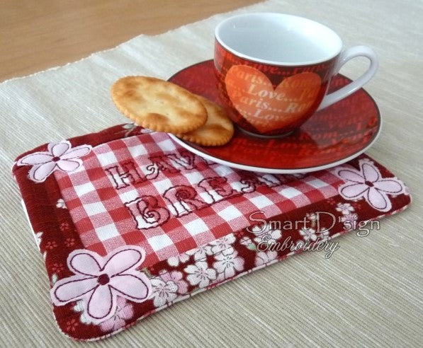 HAVE A BREAK - ITH PATCHWORK MUG RUG / TÜRSCHILD