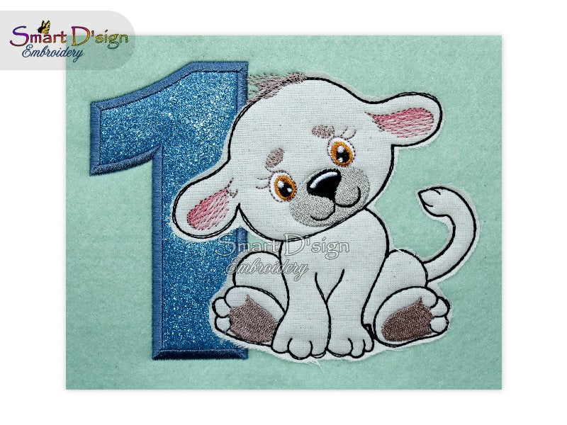 1st BIRTHDAY JUNGLE BABIES - Applique Designs