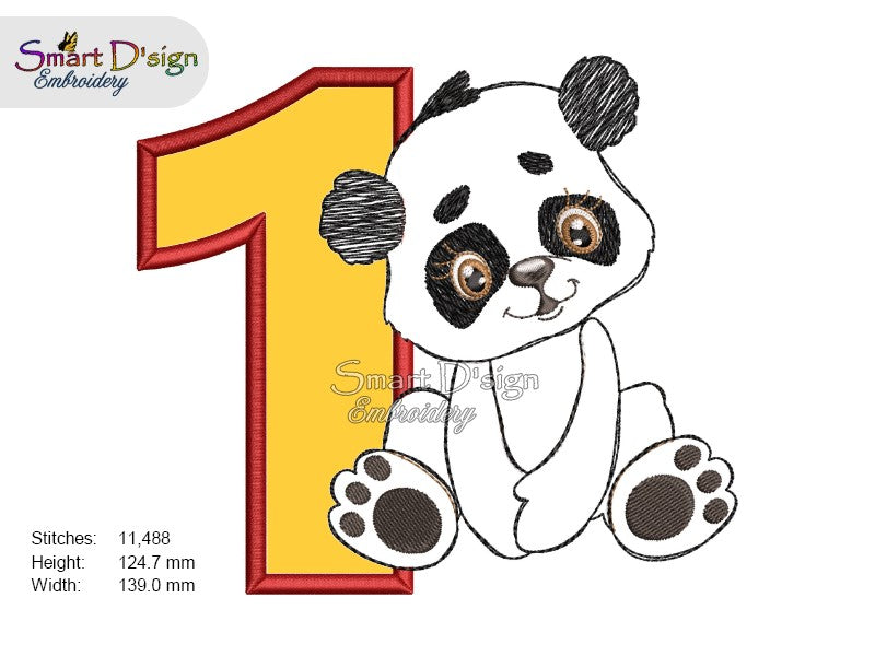 1st BIRTHDAY JUNGLE BABIES - Applique Designs