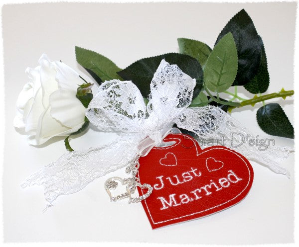 ITH JUST MARRIED Luggage Tags Set