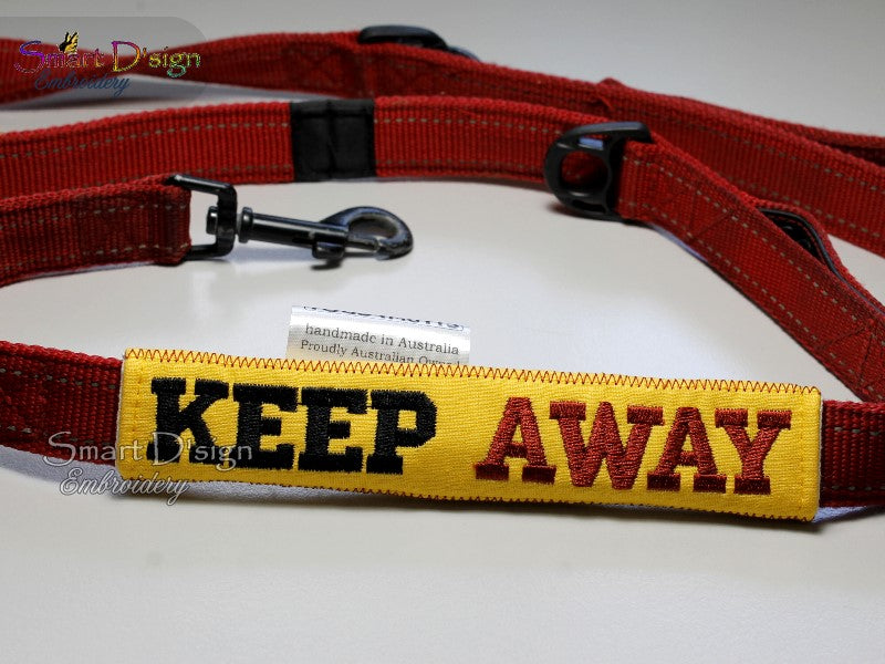 ITH DOG LEASH WRAPS - ENGLISH WORDING - 25 Variants