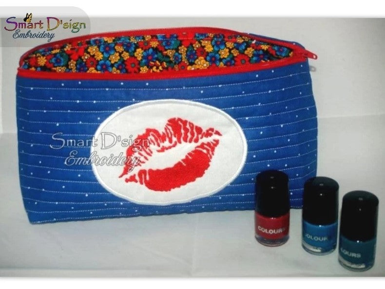 KISS - LIPS - Machine Embroidery Design