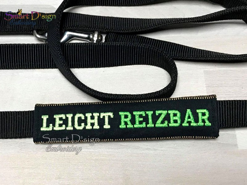 ITH DOG LEASH and COLLAR WRAP - GERMAN WORDING