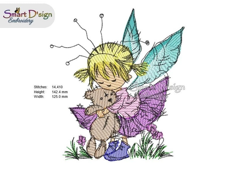 LITTLE DAISY Doodle Garden Fairy