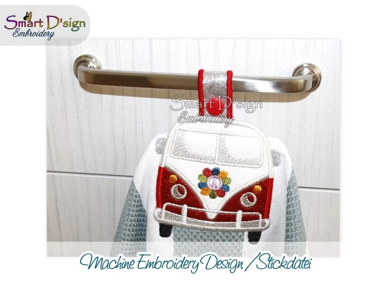 ITH HIPPIE CAMPER VAN Towel Hanger