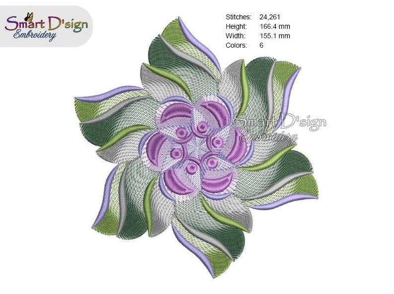 WIND WHEEL FLOWER 03 MANDALA