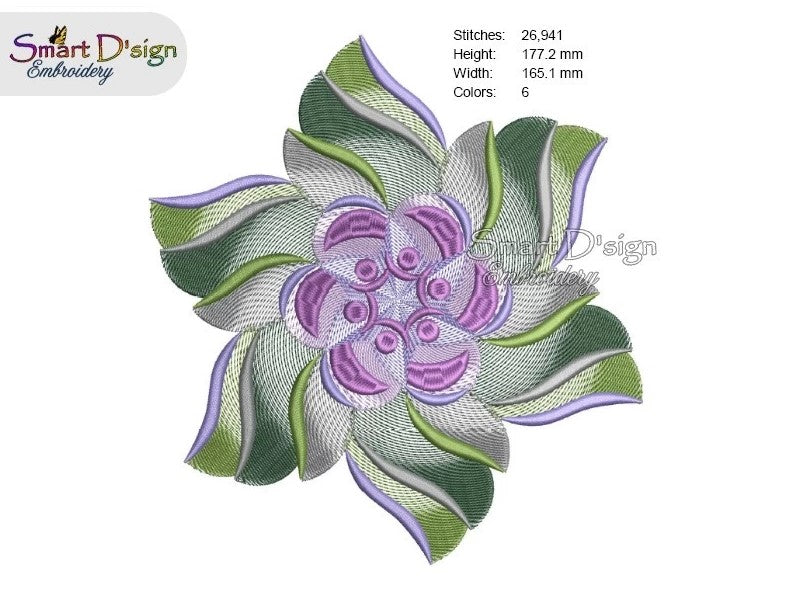 WIND WHEEL FLOWER 03 MANDALA