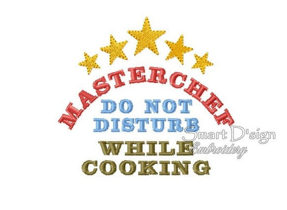 MASTERCHEF DO NOT DISTURB WHILE COOKING