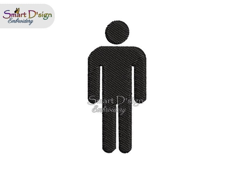 MEN MAN TOILET Pictogram