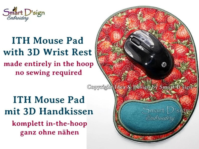 ITH MOUSE PAD with 3D Wrist Rest Cushion - No 1