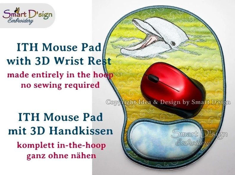 ITH MOUSE PAD with 3D Wrist Rest Cushion - No 1