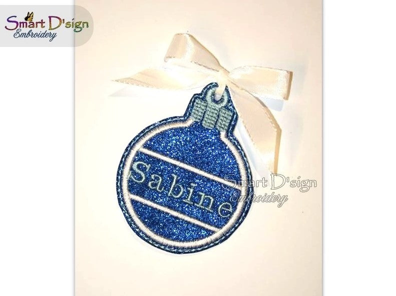 ITH CHRISTMAS BAUBLE SPLIT NAME (Blank)