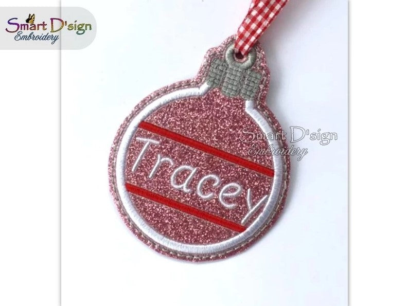 ITH CHRISTMAS BAUBLE SPLIT NAME (Blank)