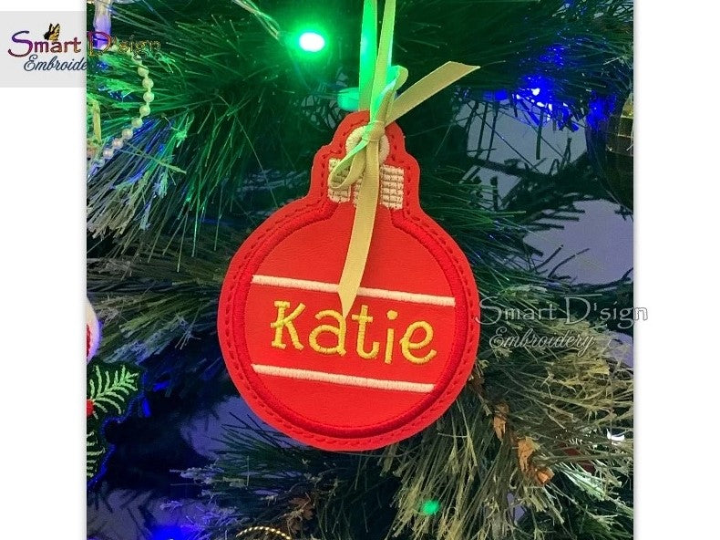 ITH CHRISTMAS BAUBLE SPLIT NAME (Blank)