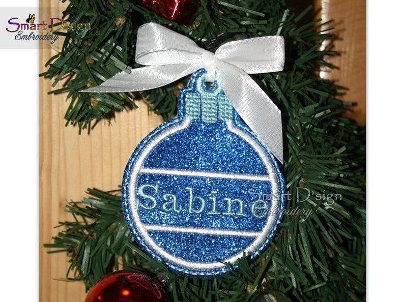 ITH CHRISTMAS BAUBLE SPLIT NAME (Blank)