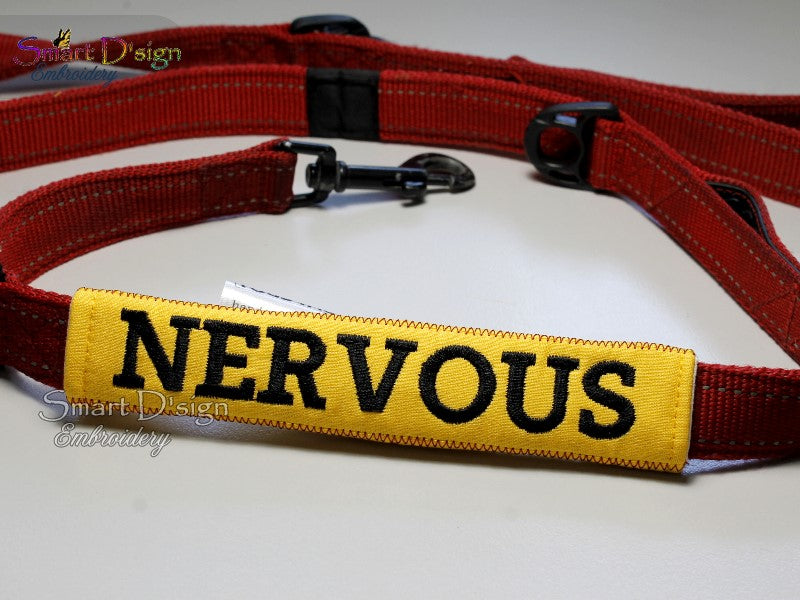 ITH DOG LEASH WRAPS ENGLISH WORDING Machine Embroidery Design Smart D sign Embroidery