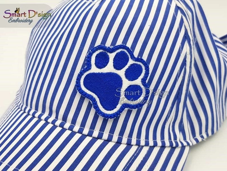 PAW PRINT APPLIQUE MINI PATCH