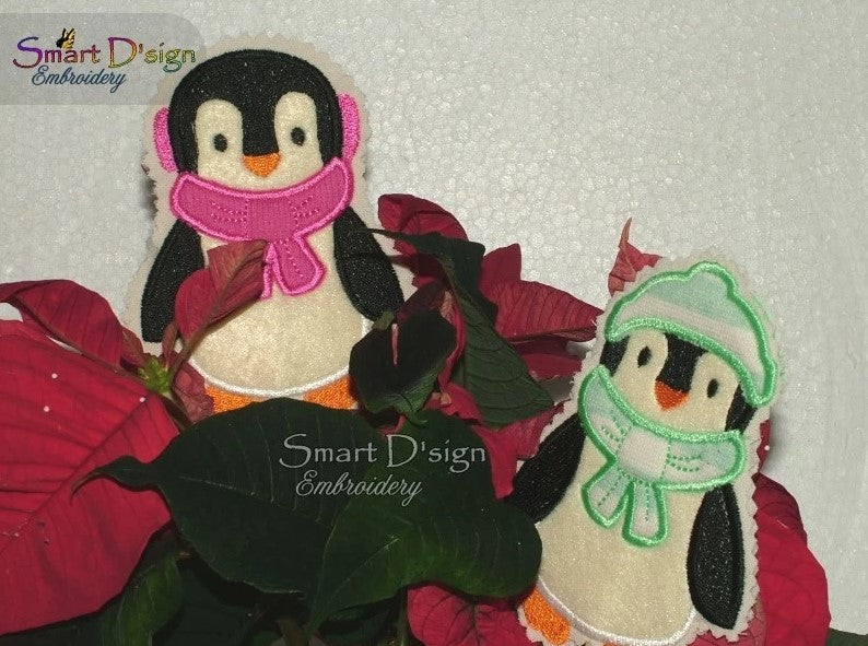 PENGUIN APPLIQUE SET