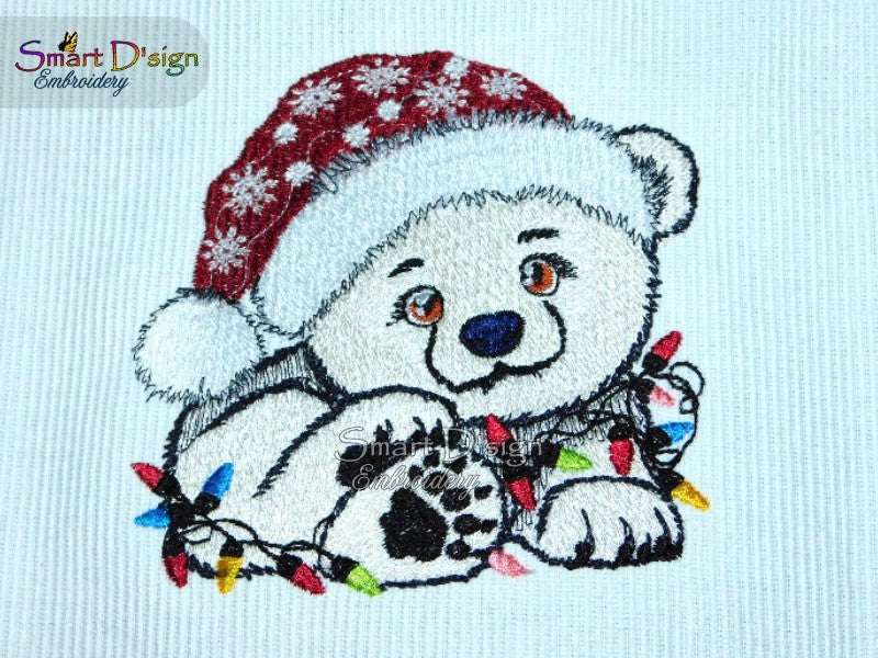 CHRISTMAS POLAR BEAR