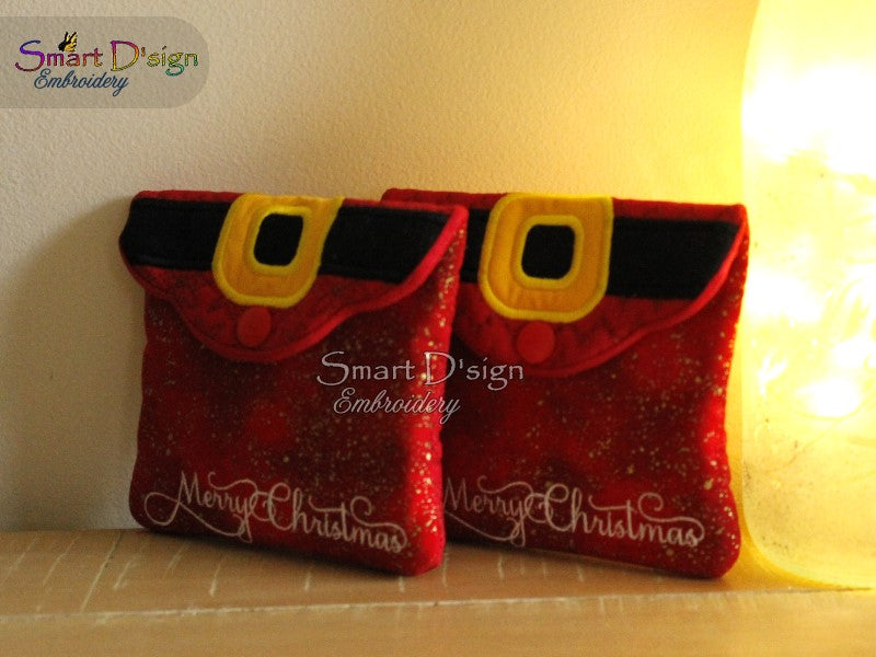 ITH CHRISTMAS BAGS Set SANTA'S BELT