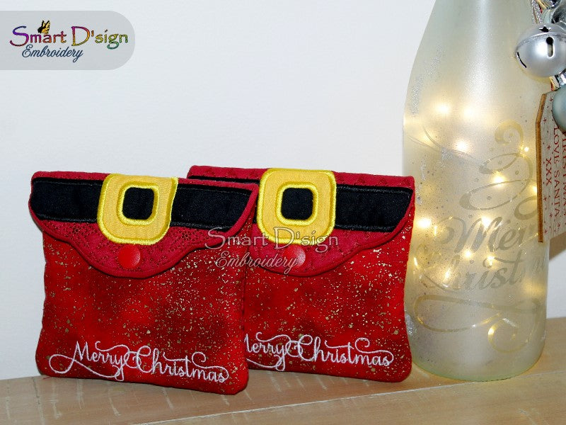 ITH CHRISTMAS BAGS Set SANTA'S BELT