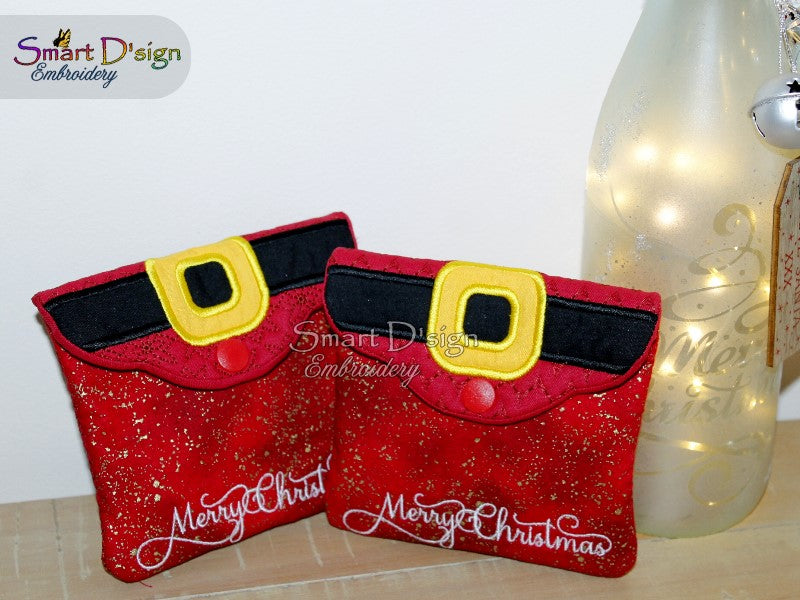 ITH CHRISTMAS BAGS Set SANTA'S BELT