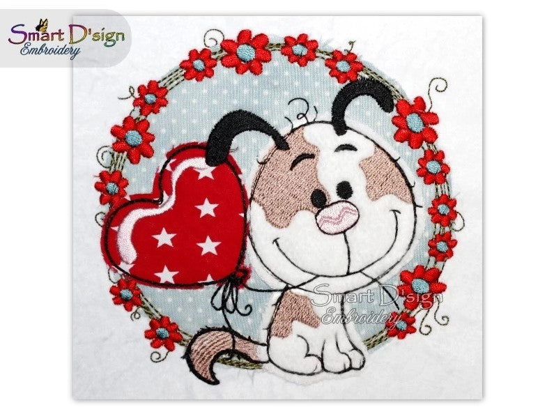 PUPPY - Raw Edge Doodle BABY APPLIQUE