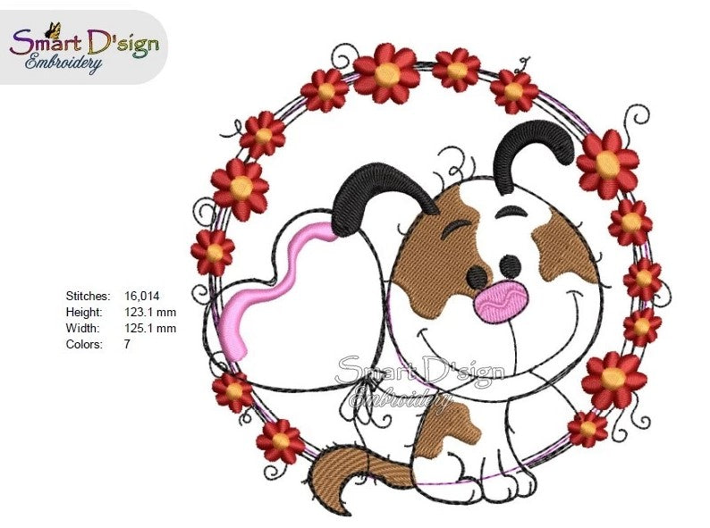 PUPPY - Raw Edge Doodle BABY APPLIQUE