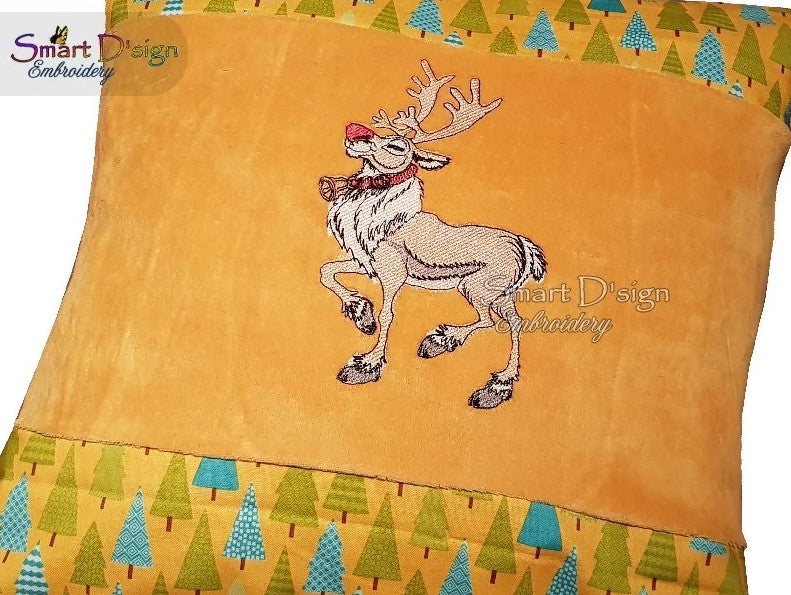 REINDEER DANCER - Fill Stitch Doodle