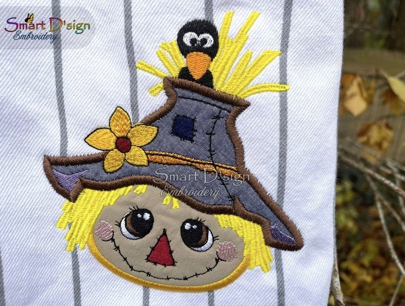 SCARE CROW APPLIQUE