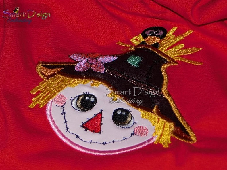 SCARE CROW APPLIQUE