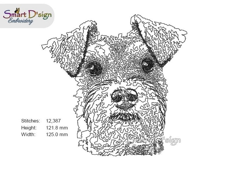 SCHNAUZER PORTRAIT - REEF STICH