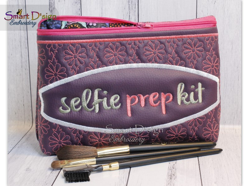 SELFIE PREP KIT - ITH QUILT REISSVERSCHLUSS TASCHE - 2 Formen