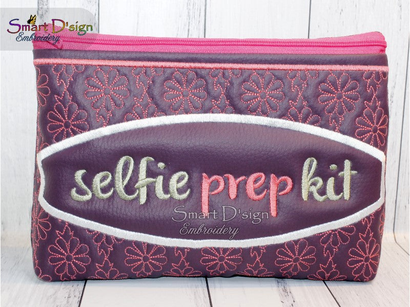 SELFIE PREP KIT - ITH QUILT REISSVERSCHLUSS TASCHE - 2 Formen