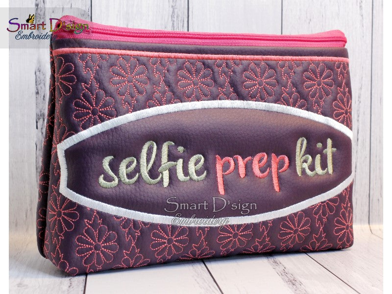 SELFIE PREP KIT - ITH QUILT REISSVERSCHLUSS TASCHE - 2 Formen