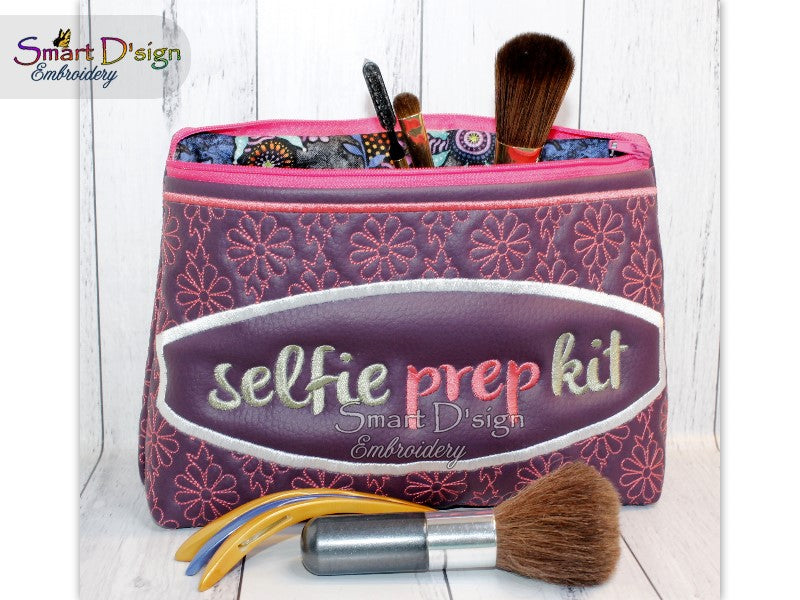 SELFIE PREP KIT - ITH QUILT REISSVERSCHLUSS TASCHE - 2 Formen