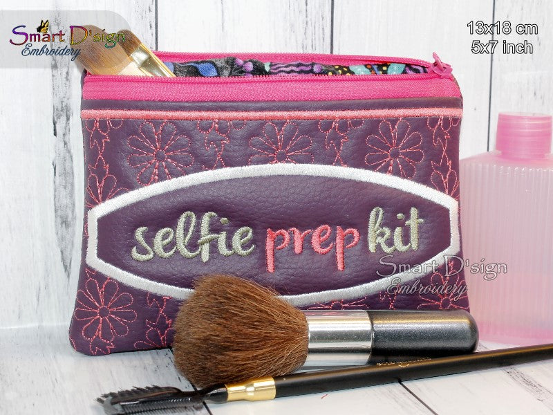 SELFIE PREP KIT - ITH QUILT REISSVERSCHLUSS TASCHE - 2 Formen