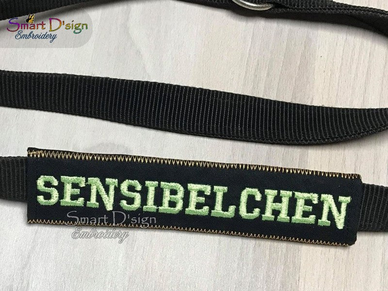 ITH DOG LEASH and COLLAR WRAP - GERMAN WORDING