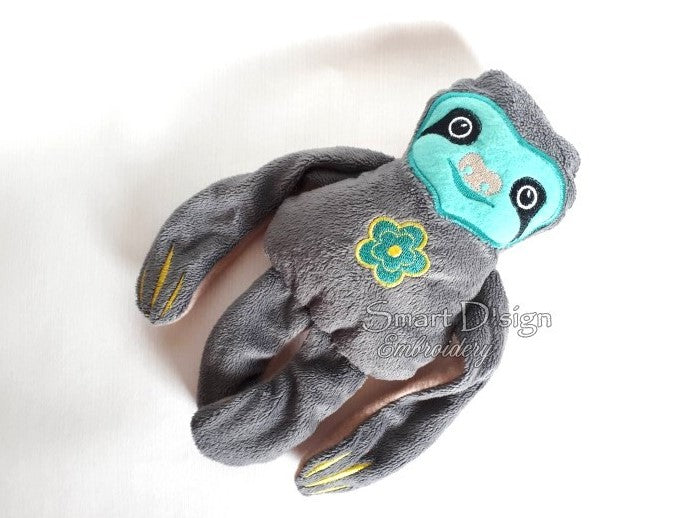 ITH PLUSH TOY SLOTH - FLOWER