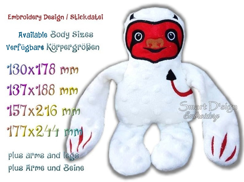 ITH PLUSH TOY SLOTH - DEVIL