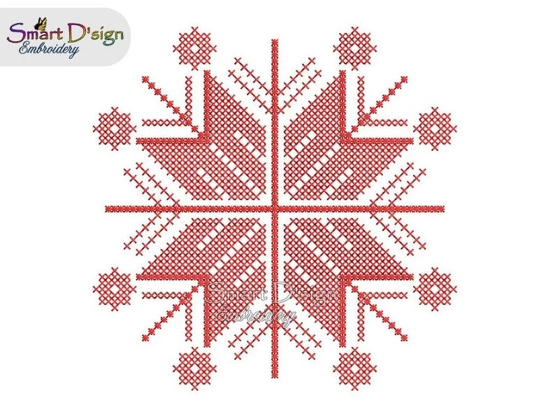 SNOWFLAKE Cross Stitch